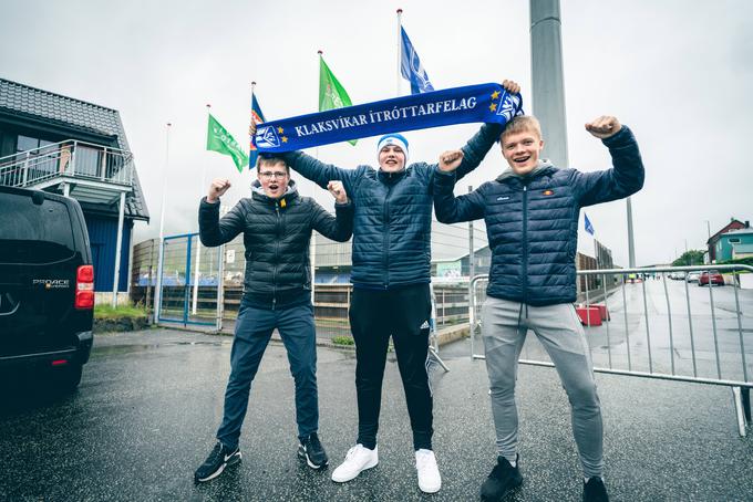 Navijači Klaksvika so več kot navdušeni nad rezultati v evropski sezoni 2023/24. | Foto: Guliverimage