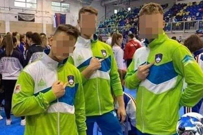 karate blur | Fotografija treh mladoletnih pomurskih karateistov je pošteno razburkala slovensko javnost. 