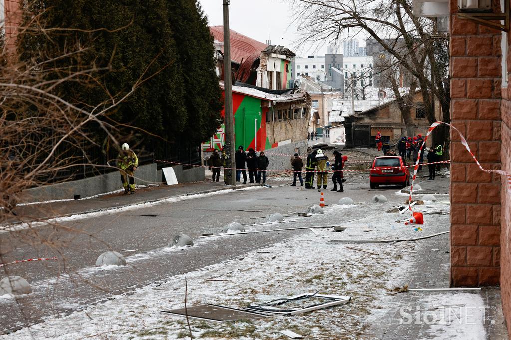 Raketni napad na Kijev, Ukrajina