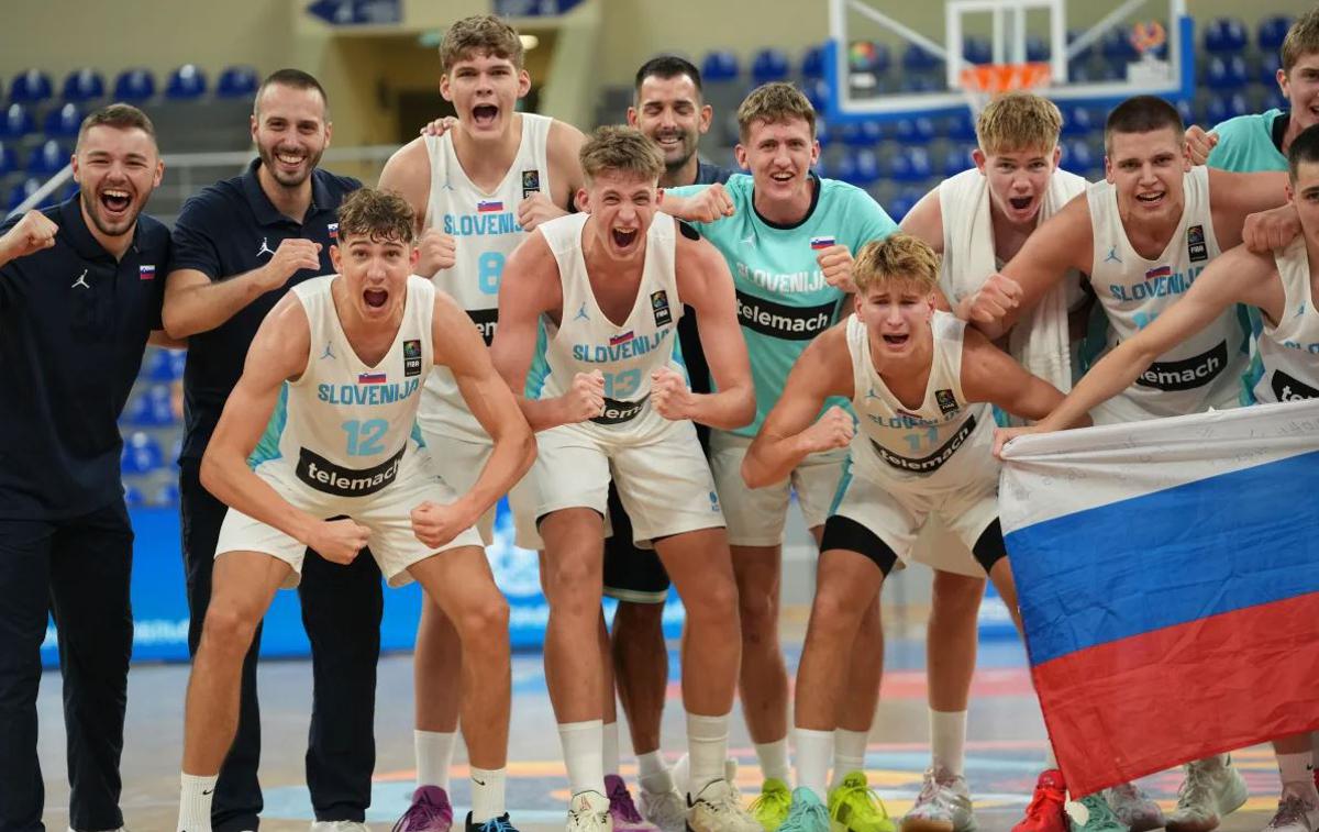 Slovenska košarkarska reprezentanca U16 | Mladi slovenski košarkarji so polfinalisti EuroBasketa v Gruziji. | Foto Fiba Europe