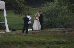 FOTO: Anže Kopitar se je poročil, med svati tudi Chandler