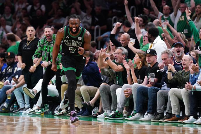 Boston Celtics Jaylen Brown | Jaylen Brown je k zmagi Bostona prispeval 40 točk. | Foto Reuters