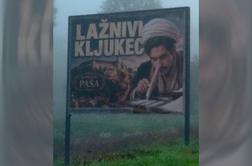 Rok Snežič objavil plakate z Luko Mescem: Samo vrnil sem