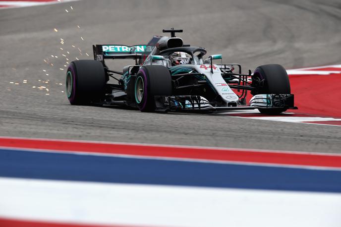 Lewis Hamilton | Lewis Hamilton bo dirko za VN ZDA začel s prvega mesta. | Foto Getty Images