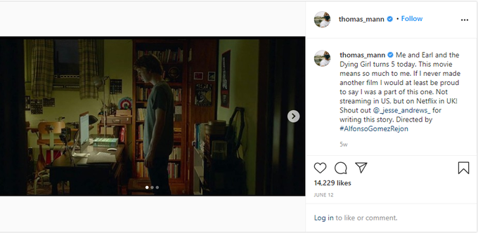 Filmi in serije | Foto: zajem zaslona/Instagram
