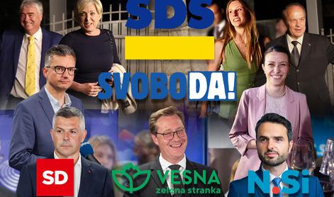 Na evropskih volitvah slavila SDS s štirimi mandati, Svoboda z dvema, Vesna, SD in NSi pa s po enim