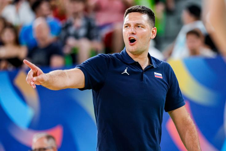 Danijel Radosavljević je bil lahko zadovoljen s predstavo svojih varovancev. | Foto: Aleš Fevžer