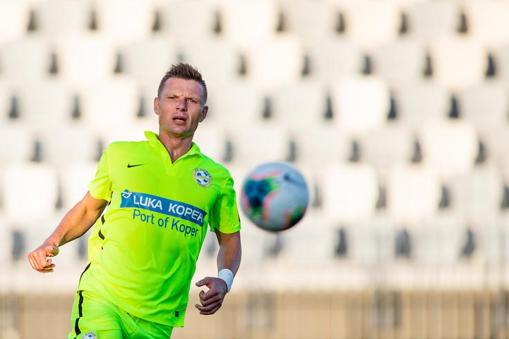 Dare Vršič se je na Bonifiki izkazal z dvema goloma, a ni mogel preprečiti izpada Koprčanov. | Foto: Matic Klanšek Velej/Sportida