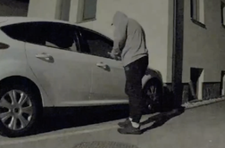Nočna drama pri Domžalah: poskus kraje, sosedova tesla pregnala tatova #video