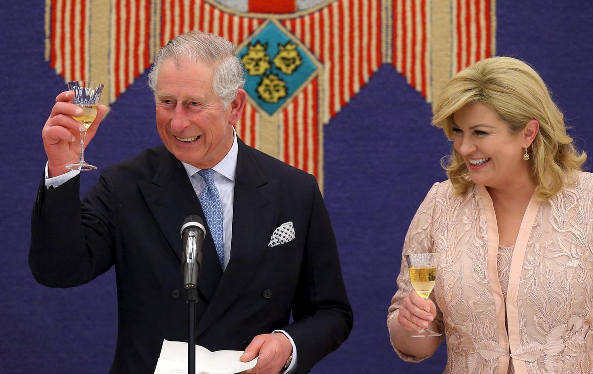 princ charles, kolinda grabar-kitarović | "Ne moreš biti suveren, če si valižanski princ in prestolonaslednik," je dejal princ Charles. | Foto Reuters