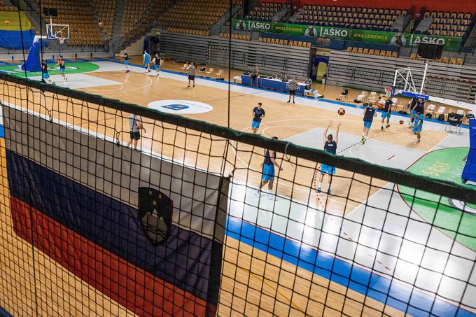 Slovenci se v tem tednu pripravljajo v dvorani Zlatorog, v torek pa jih čaka prva pripravljalna tekma proti Kitajski. | Foto: Vid Ponikvar/Sportida