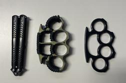 Na shodu v Novem mestu zaseženih več kosov orožja #foto