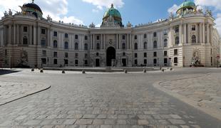 Zaradi bombnega preplaha izpraznili dunajsko palačo Hofburg