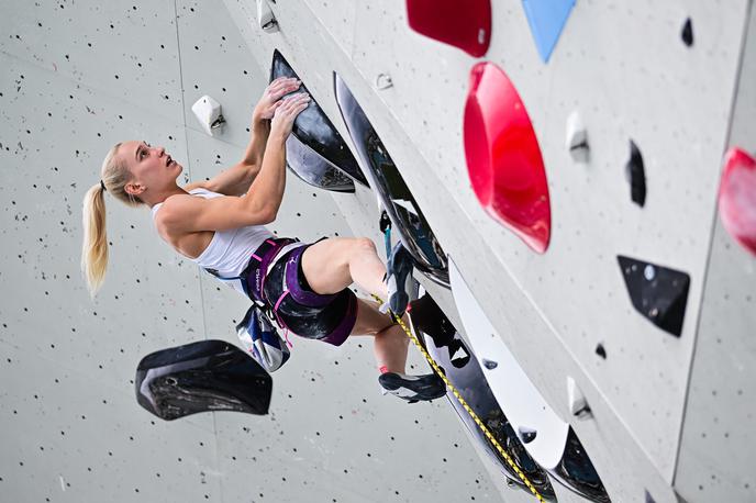 Janja Garnbret Koper 2024 | Janja Garnbret e bila v kvalifikacijah in polfinalu znova razred zase. | Foto www.alesfevzer.com