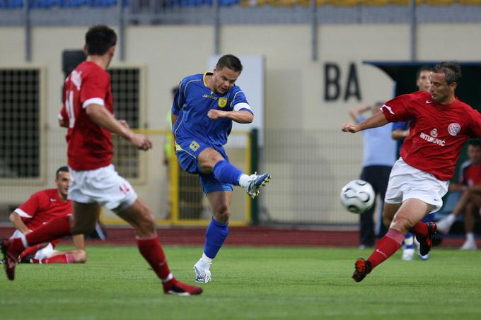 Pri rekordno visoki domači zmagi Domžal nad predstavnikom BiH Orašje (5:0) se je med strelce vpisal tudi Ermin Raković. | Foto: Aleš Fevžer