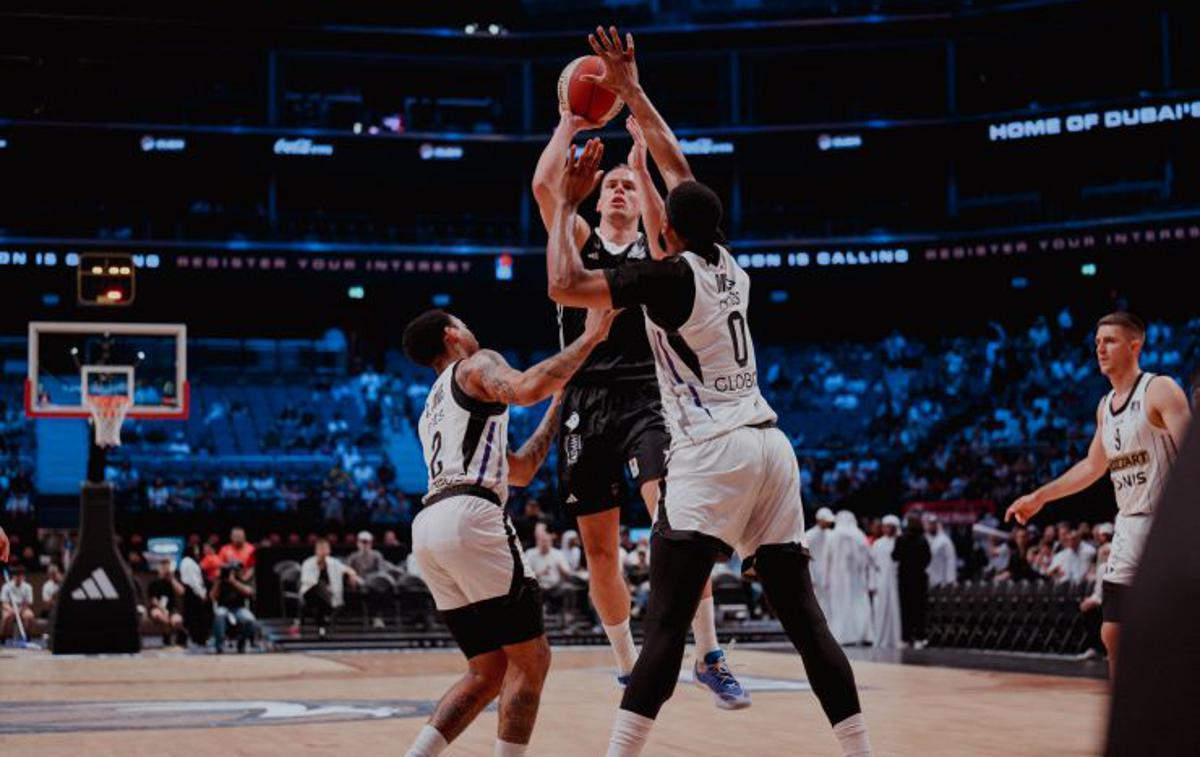 liga ABA polfinale Dubai Partizan Klemen Prepelič | Klub iz Dubaja je z zmago po podaljšku izsilil odločilno tretjo polfinalno tekmo. | Foto Dubai Basketball