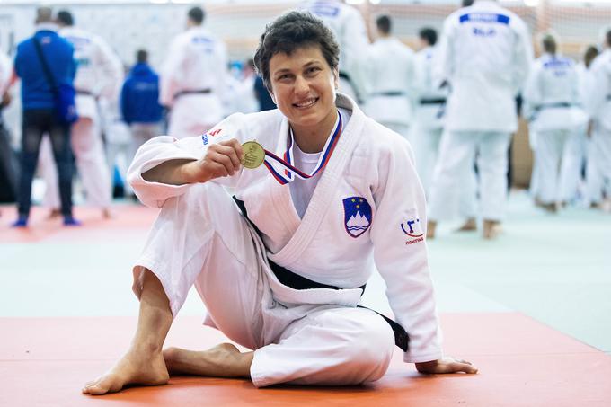 Marca letos je nastopila na državnem prvenstvu v Novi Gorici in osvojila naslov državne prvakinje v kategoriji do 57 kilogramov. | Foto: Grega Valančič/Sportida