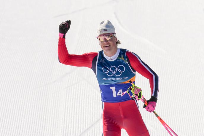 Johannes Hoesflot Klaebo | Norveški smučarski tekač Johannes Klaebo se je z deveto zlato olimpijsko medaljo vpisal v športno zgodovino. | Foto Guliverimage