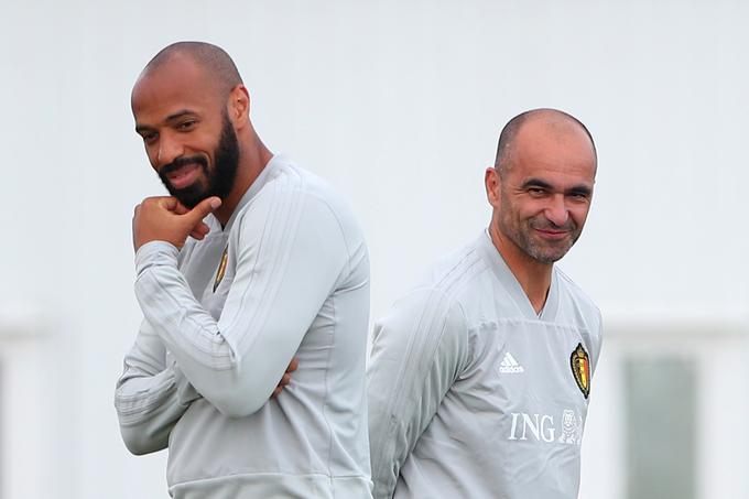 Roberto Martinez in Thierry Henry sodelujeta dve leti. | Foto: Reuters