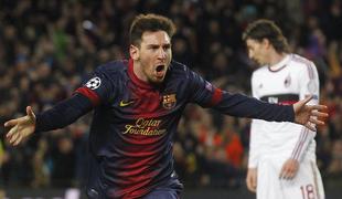 Messi ruši rekorde v ritmu Tine Maze