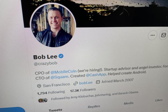 Bob Lee | Bobu Leeju je na družbenem omrežju Twitter sledil celo nekdanji predsednik ZDA Barack Obama.  | Foto Matic Tomšič / Twitter
