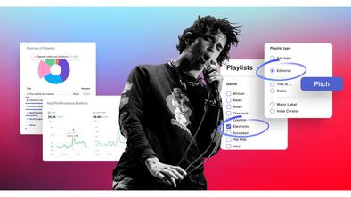 Platforma Viberate for Artists združuje orodja za distribucijo in promocijo glasbe