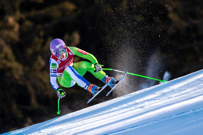 Za soboto in nedeljo Ilka Štuhec obljublja tekmovalne obrate. | Foto: Getty Images