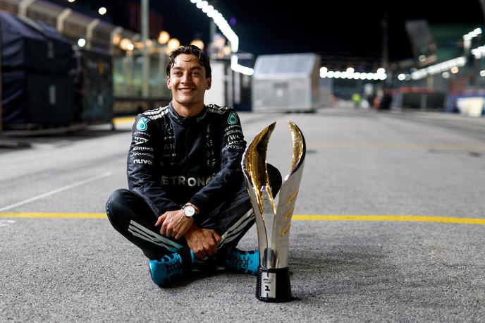 Singapur George Russell | George Russell je poustvaril fotografijo Lewisa Hamiltona iz sezone 2018. | Foto Guliverimage