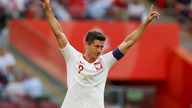 Poljska navdušila, Lewandowski v Rusijo odhaja v dobri formi