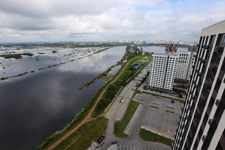 Poplavljeno območje v neposredni bližini mesta Tjumen | Foto: Profimedia