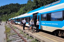 Lepote Bohinjske proge znova osvajajo popotnike in kolesarje