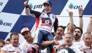 Španec Marc Marquez še šestič postal svetovni prvak v razredu motoGP #video