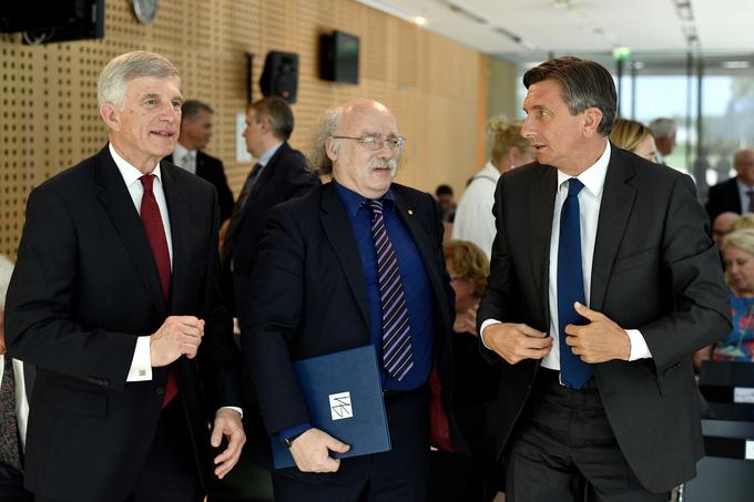 Borut Pahor, Duncan Haldane, Ronald Šega | Foto: STA ,