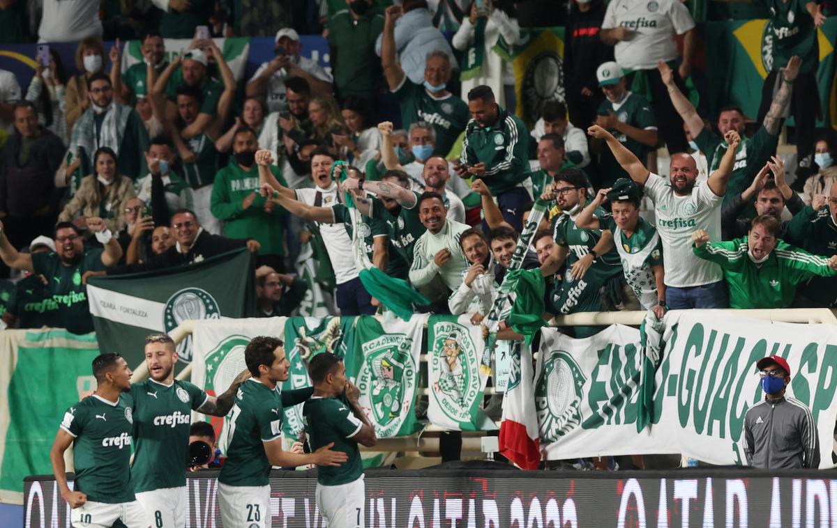 Palmeiras Al Hilal | Veselje nogometašev in navijačev Palmeirasa po zadetku Duduja. | Foto Reuters