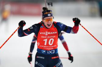 Zmaga Francozinji, Polona Klemenčič med 20, zadnji nastop Dorothee Wierer?