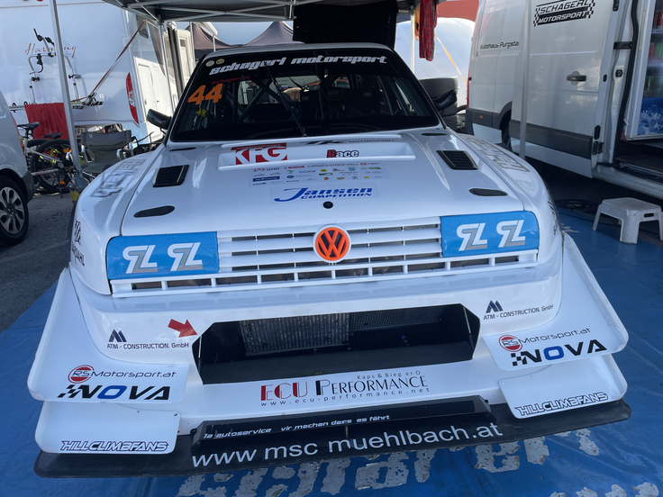 Izjemen VW golf TFSI avstrijskega dirkača Karla Schagerla. | Foto: Gregor Pavšič