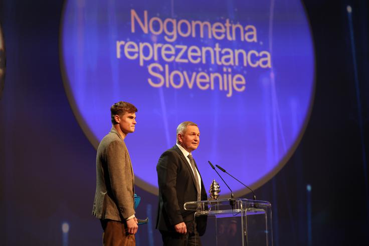 Nogometna reprezentanca je bila ekipa leta 2023. | Foto: www.alesfevzer.com