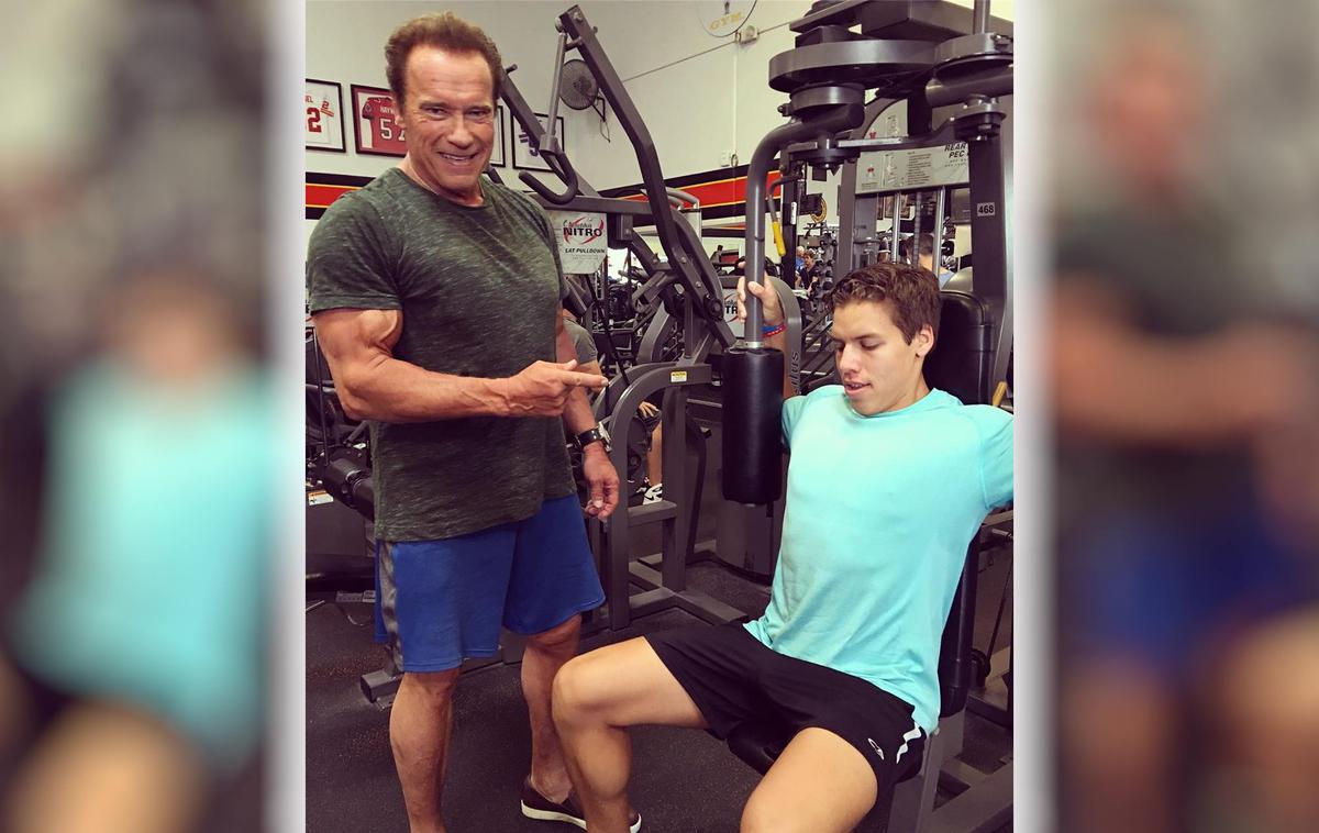 Schwarzenegger in sin | Foto Instagram