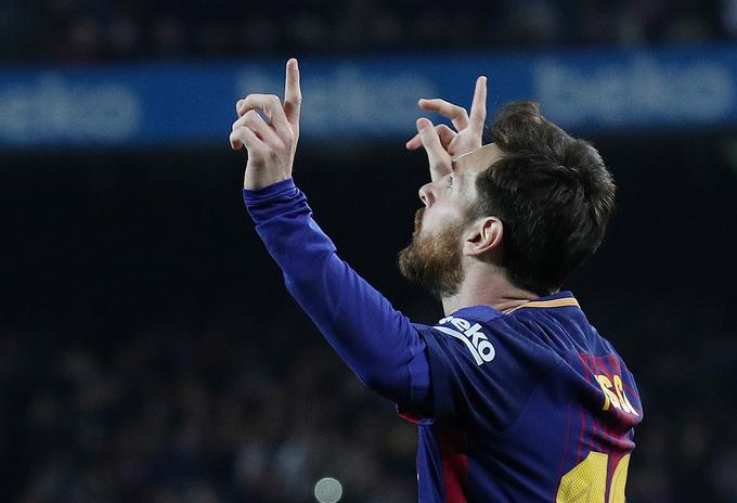 Messi je v tej sezoni z 20 zadetki prvi strelec španskega prvenstva. | Foto: Reuters