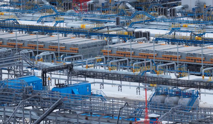 "Gazprom bo uvedel omejitev dobave zemeljskega plina Moldaviji na nič kubičnih metrov na dan od 1. januarja 2025 od 5. ure po srednjeevropskem času," je podjetje zapisalo v izjavi za javnost. | Foto: Reuters