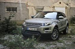 Range rover evoque zapeljal tudi k nam
