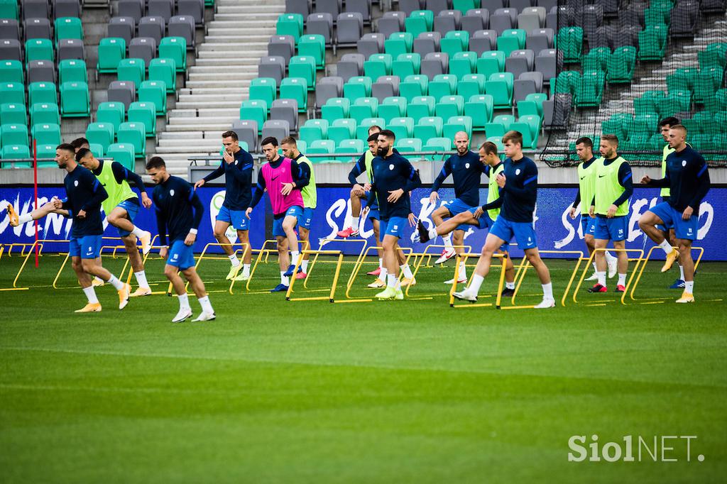 trening slovenske nogometne reprezentance, Stožice, San Marino