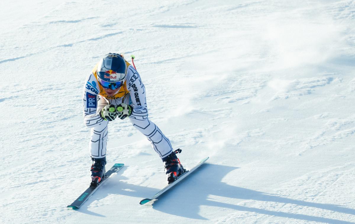 Ester Ledecka | Ester Ledecka je bila najhitrejša na zadnjem treningu smuka pred sobotnim bojem za odličja. | Foto Guliverimage