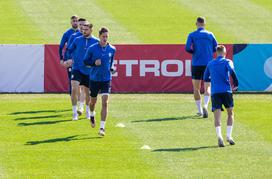 Trening Slovenska nogometna reprezentanca Brdo