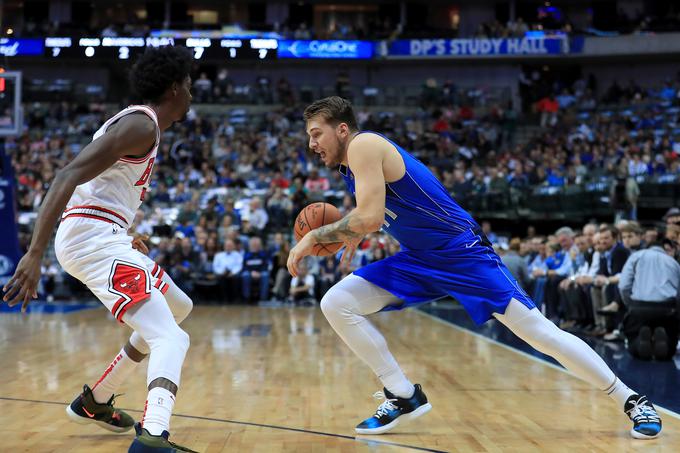 Dončić bo deveto tekmo v ligi NBA odigral v noči na soboto, ko bo Dallas gostil New York. | Foto: Getty Images