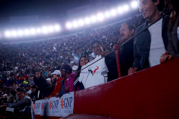 Nadal Ruud Ciudad de Mexico | Nadal in Ruud sta igrala pred polnimi tribunami Plaze de Toros v Ciudadu de Mexicu. | Foto Reuters