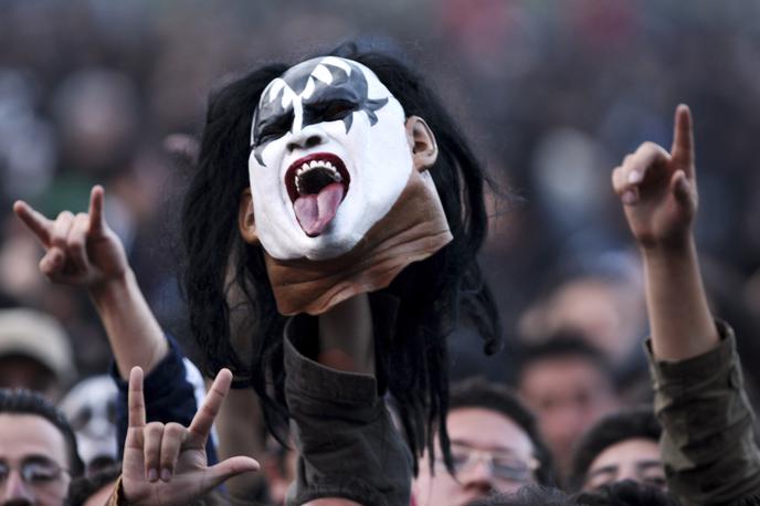 Kiss, oboževalci, koncert | Foto Reuters