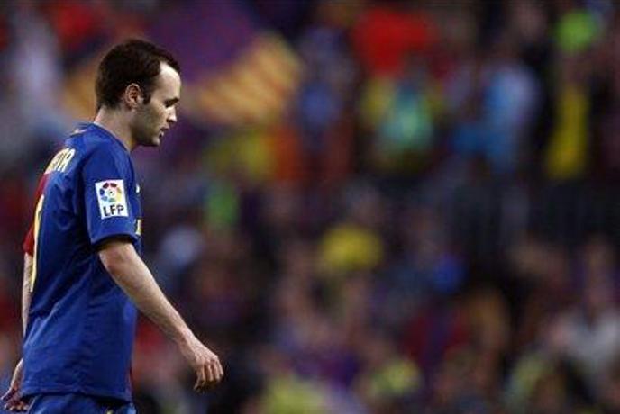 Iniesta vprašljiv za finale lige prvakov