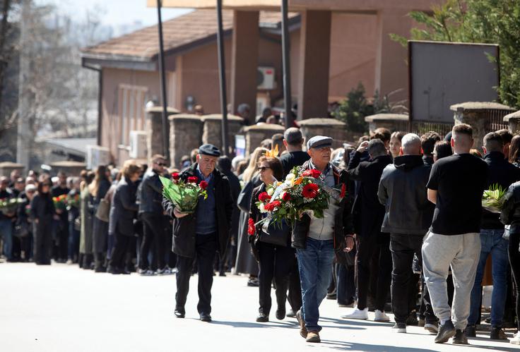 Kočani, pogreb, Severna Makedonija | Foto: Reuters