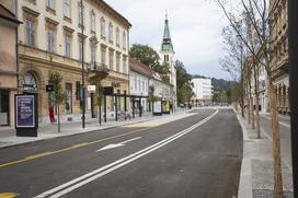 Otvoritev Gosposvetske ceste v Ljubljani.